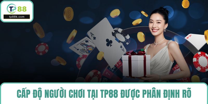Cấp độ người chơi tại TP88 được phân định rõ