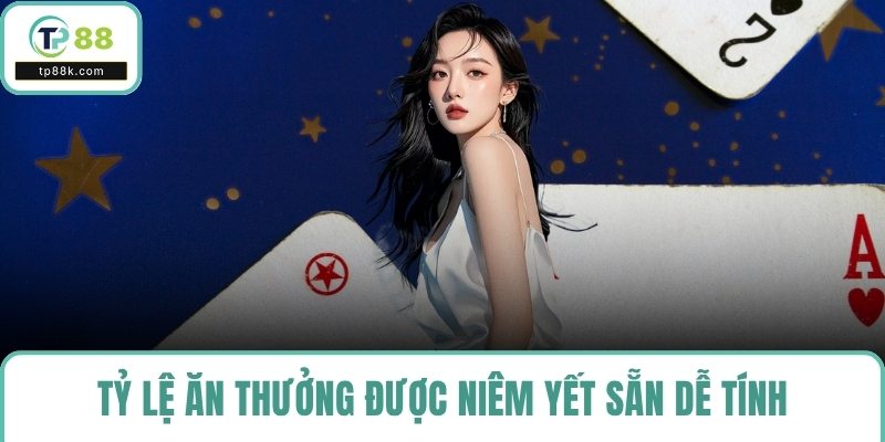 Tỷ lệ ăn thưởng được niêm yết sẵn dễ tính