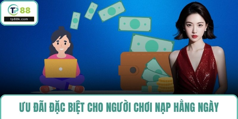 Ưu đãi đặc biệt cho người chơi nạp hằng ngày